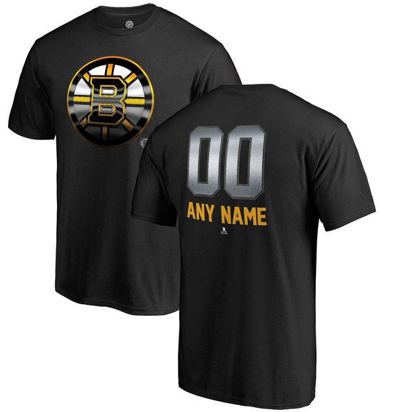 Men’s Boston Bruins Fanatics Branded Black Personalized Midnight Mascot ...